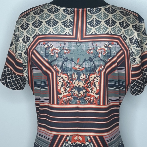 Forever 21 Abstract Print Bodycon Dress Si… - Picture 7 of 11